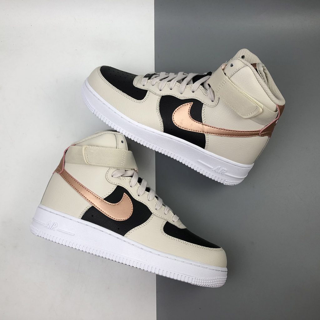 air force 1 beige high top