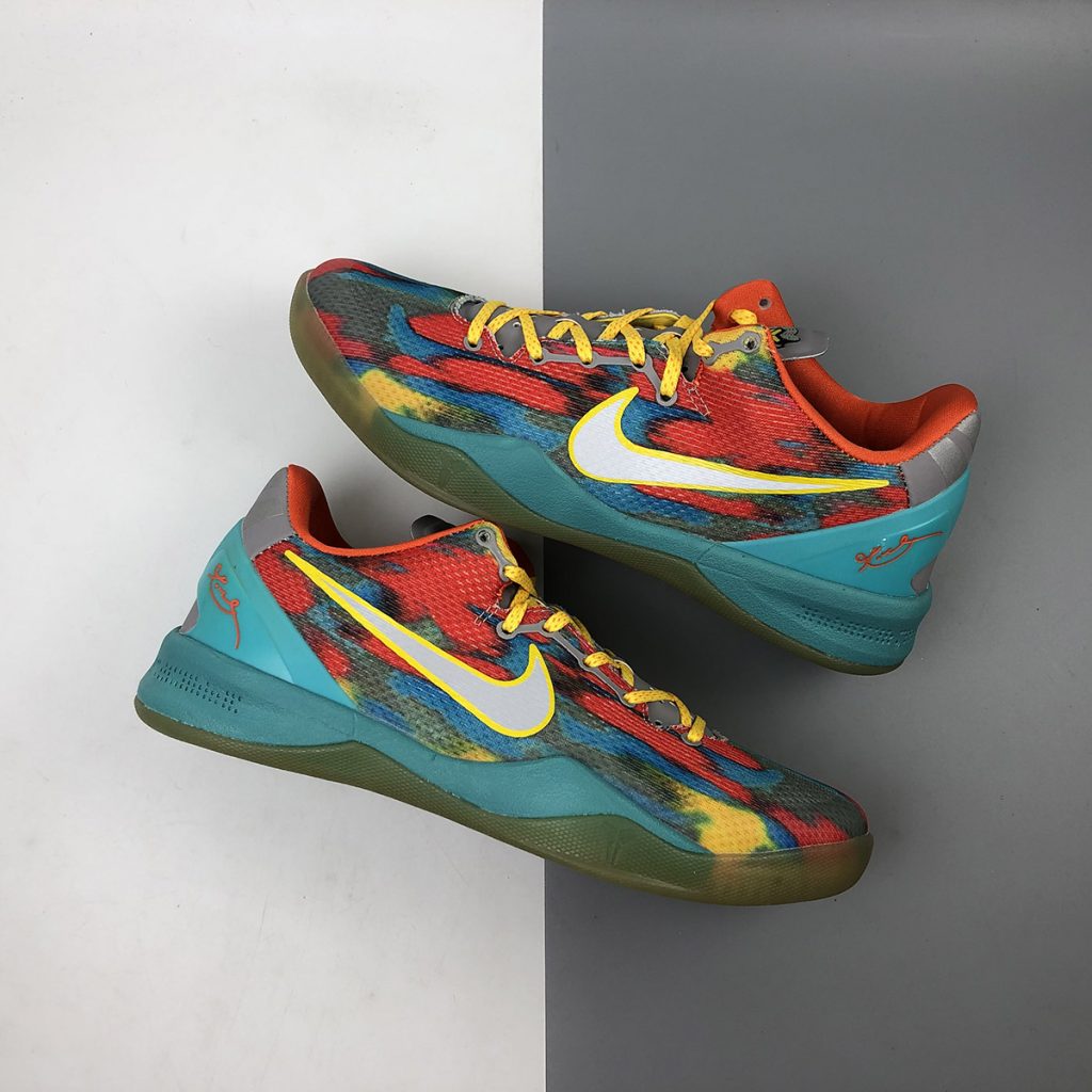 Nike Kobe 8 System ‘Venice Beach’ Stadium Grey/Metallic Silver-Tour ...