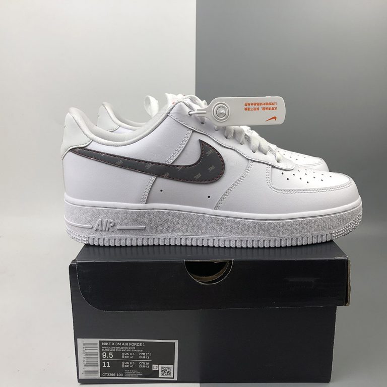 3M x Nike Air Force 1 Swoosh White For Sale – The Sole Line