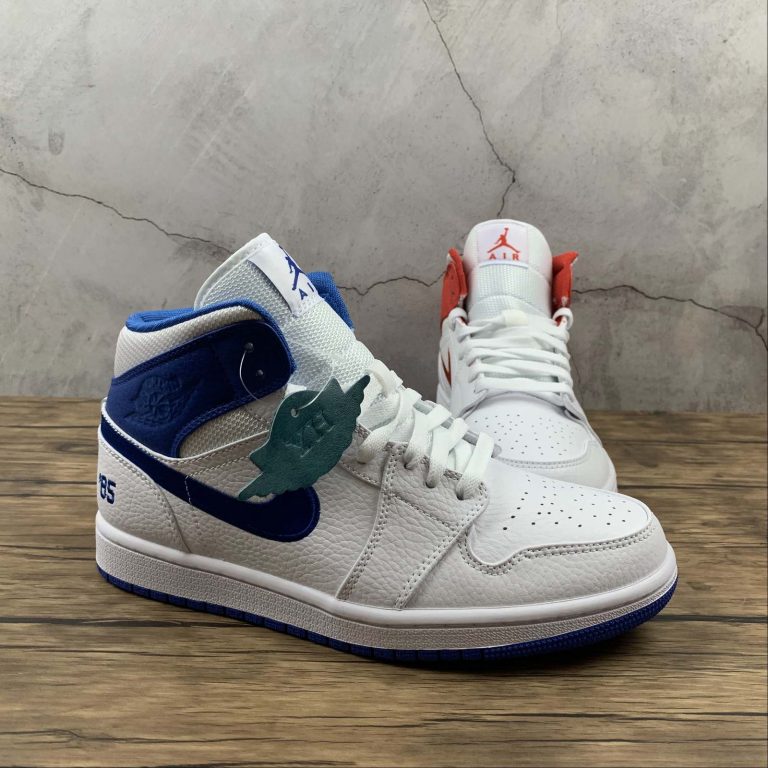Air Jordan 1 Mid “85” White Red Blue For Sale – The Sole Line