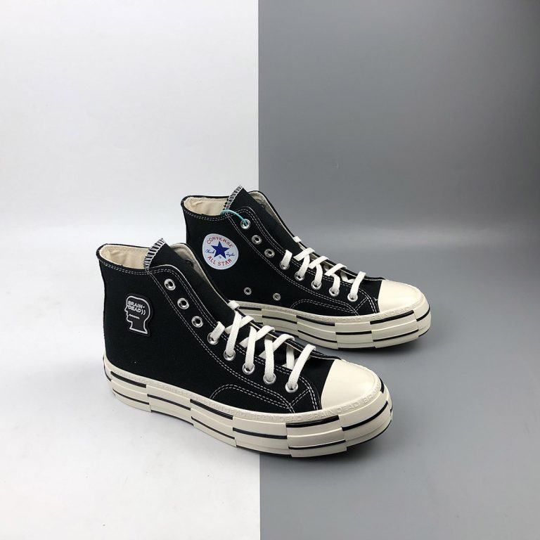 Brain Dead x Converse Chuck 70 High Black Egret For Sale – The Sole Line