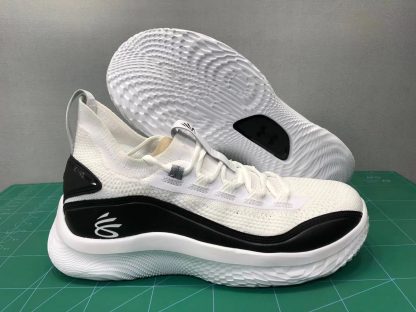 black and white curry shoes