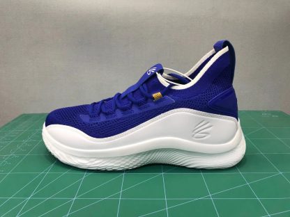 curry 8 blue white