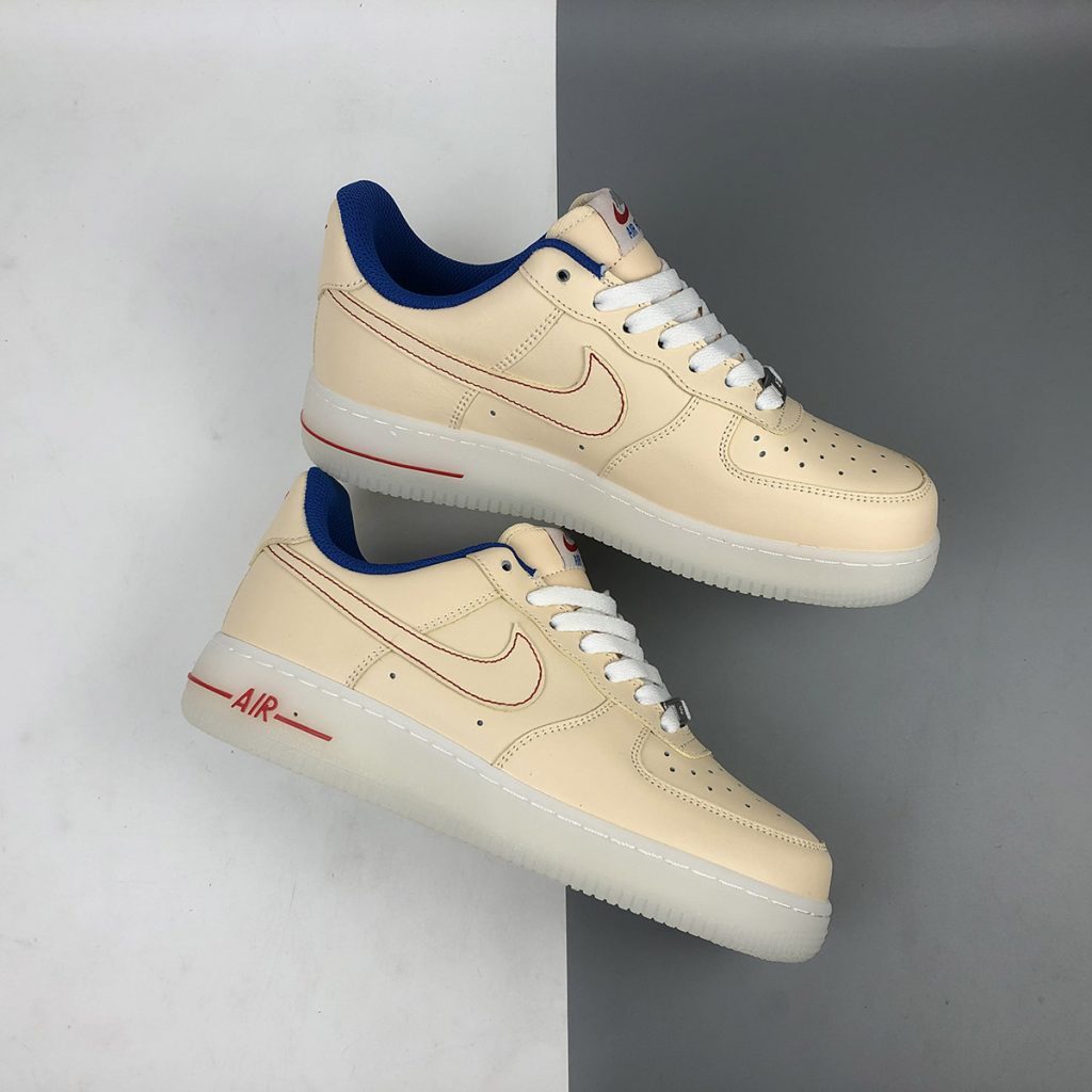 Nike Air Force 1 Low Beige Blue For Sale – The Sole Line