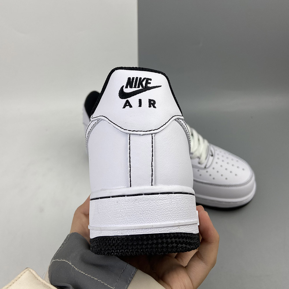 Nike Air Force 1 White Black Stitch For Sale – The Sole Line