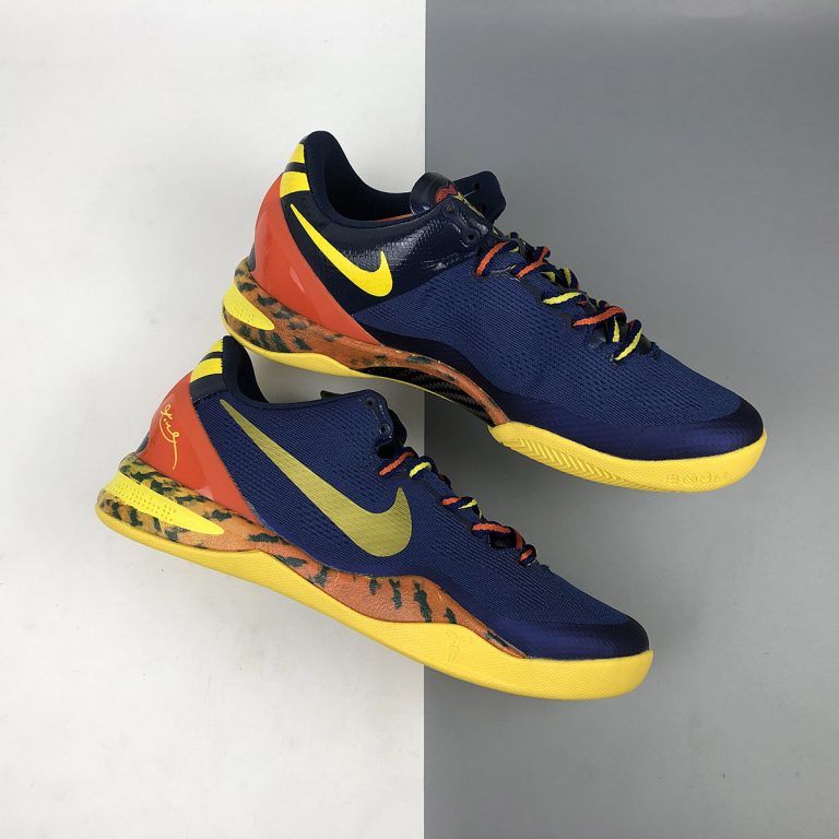 Nike Kobe 8 System Barcelona Deep Royal/Team Orange For Sale – The Sole ...