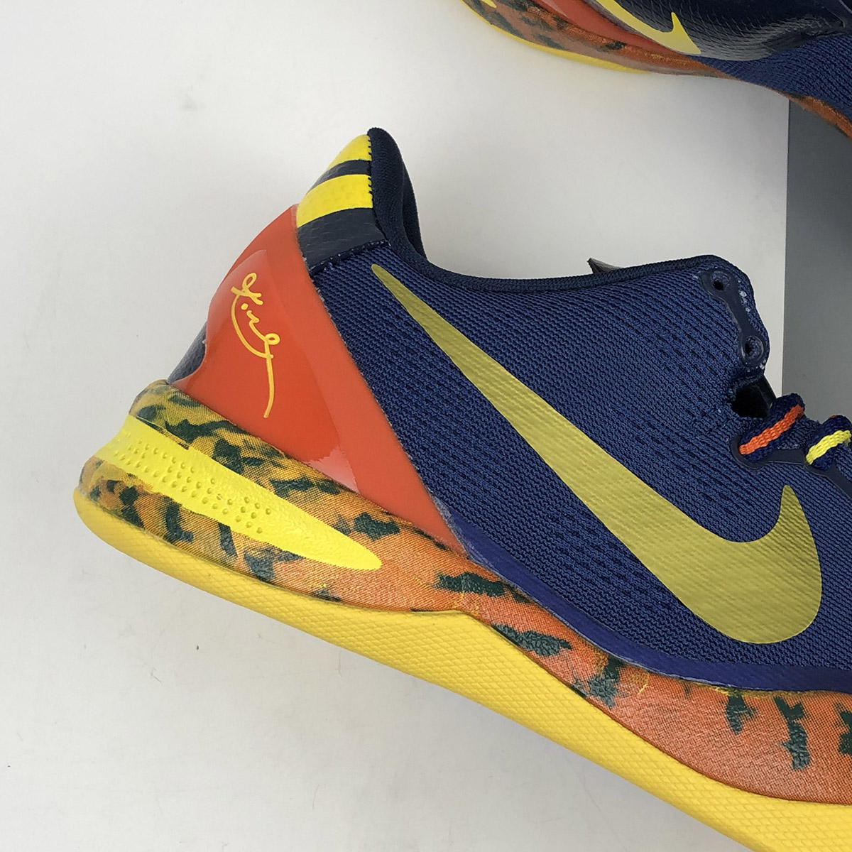 Nike Kobe 8 System Barcelona Deep Royal/Team Orange For Sale – The Sole ...