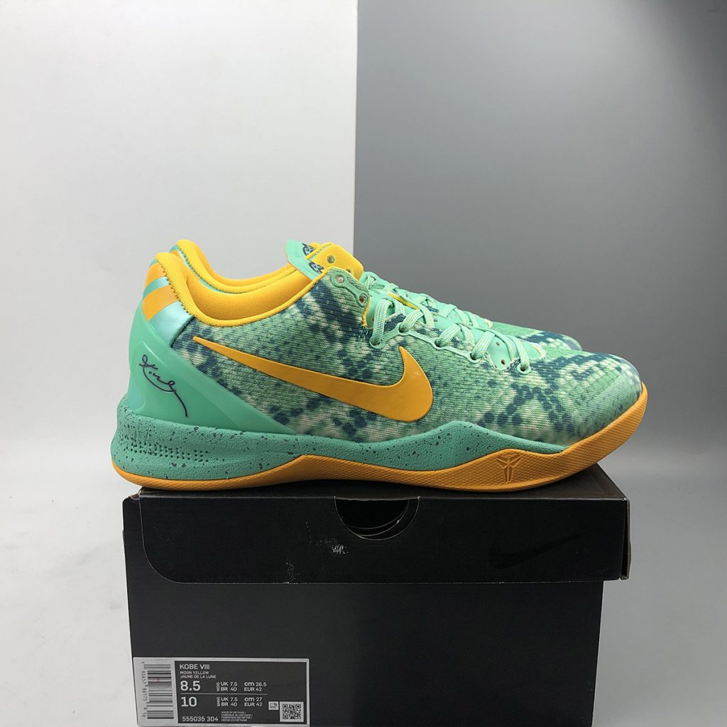 Nike Kobe 8 System Green Glow Laser Orange For Sale – The Sole Line