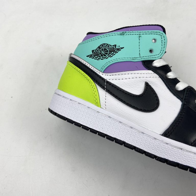 air jordan 1 mid dark teal green and pink