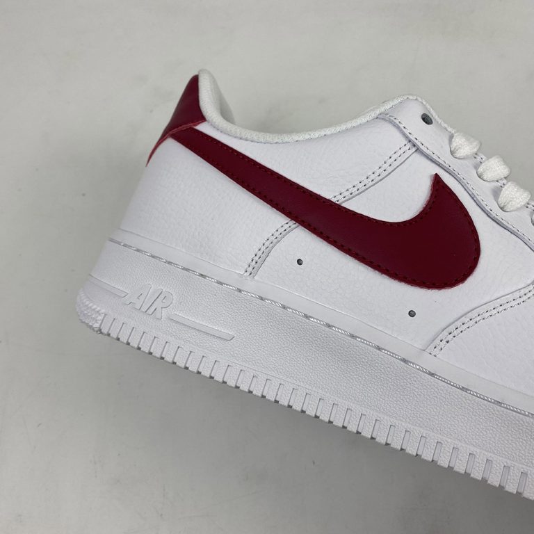 nike air force one white noble red