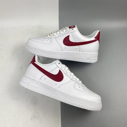 nike air force one white noble red