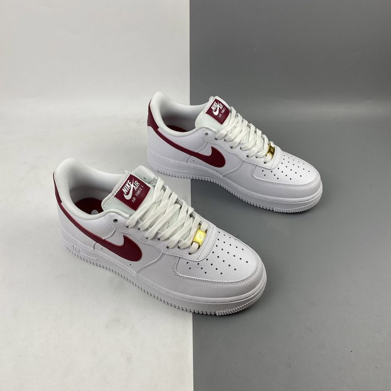 nike air force one white noble red