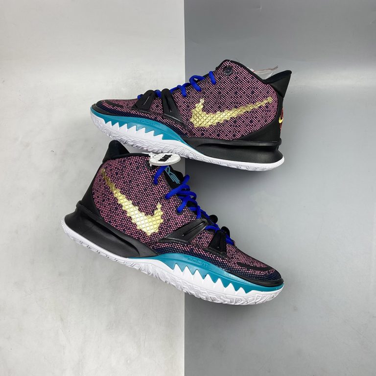 Nike Kyrie 7 “CNY” Black/Spirit Teal/Hyper Pink/Metallic Gold For Sale ...