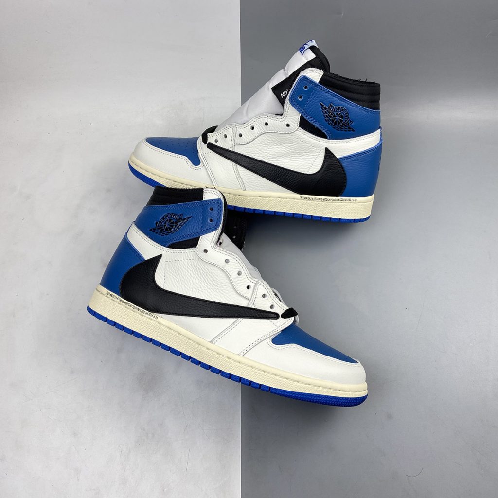 Travis Scott x Fragment x Air Jordan 1 High OG SP “Military Blue” 2021 ...