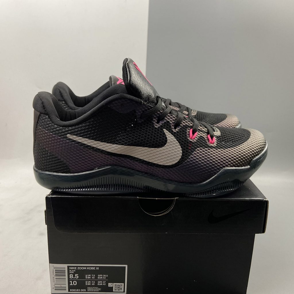 Nike Kobe 11 Low ‘Invisibility Cloak’ Black/Hyper Pink-Metallic Silver ...