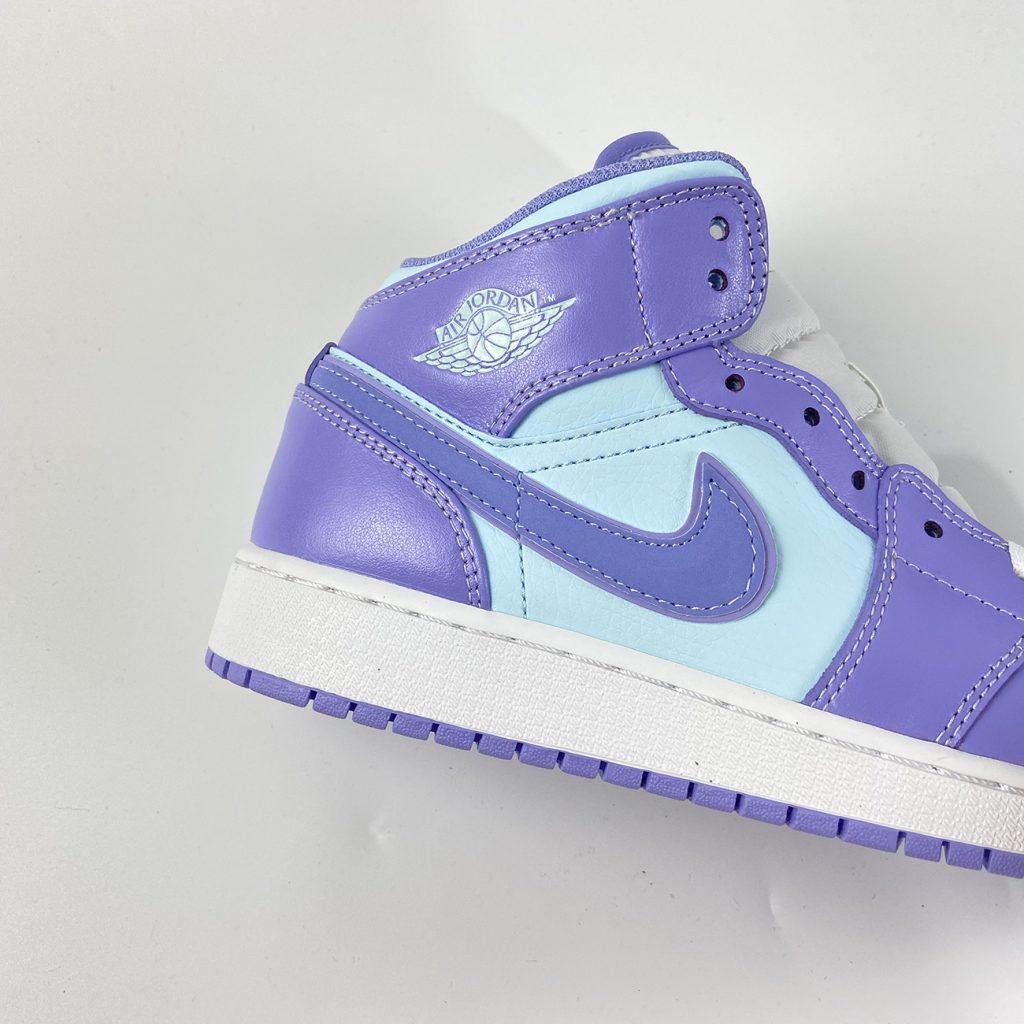 Air Jordan 1 Mid Purple Aqua Blue 554725-500 For Sale – The Sole Line