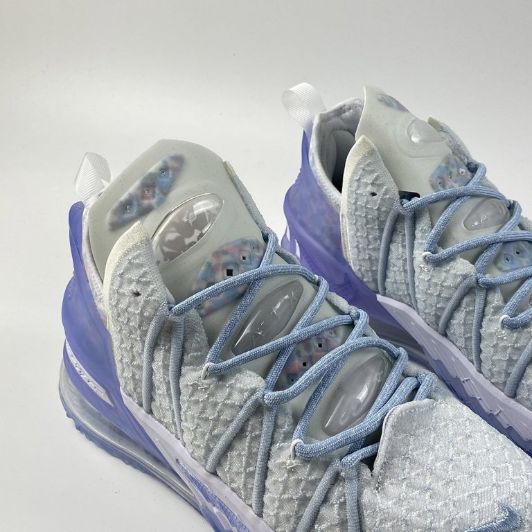 nike lebron 18 blue tint