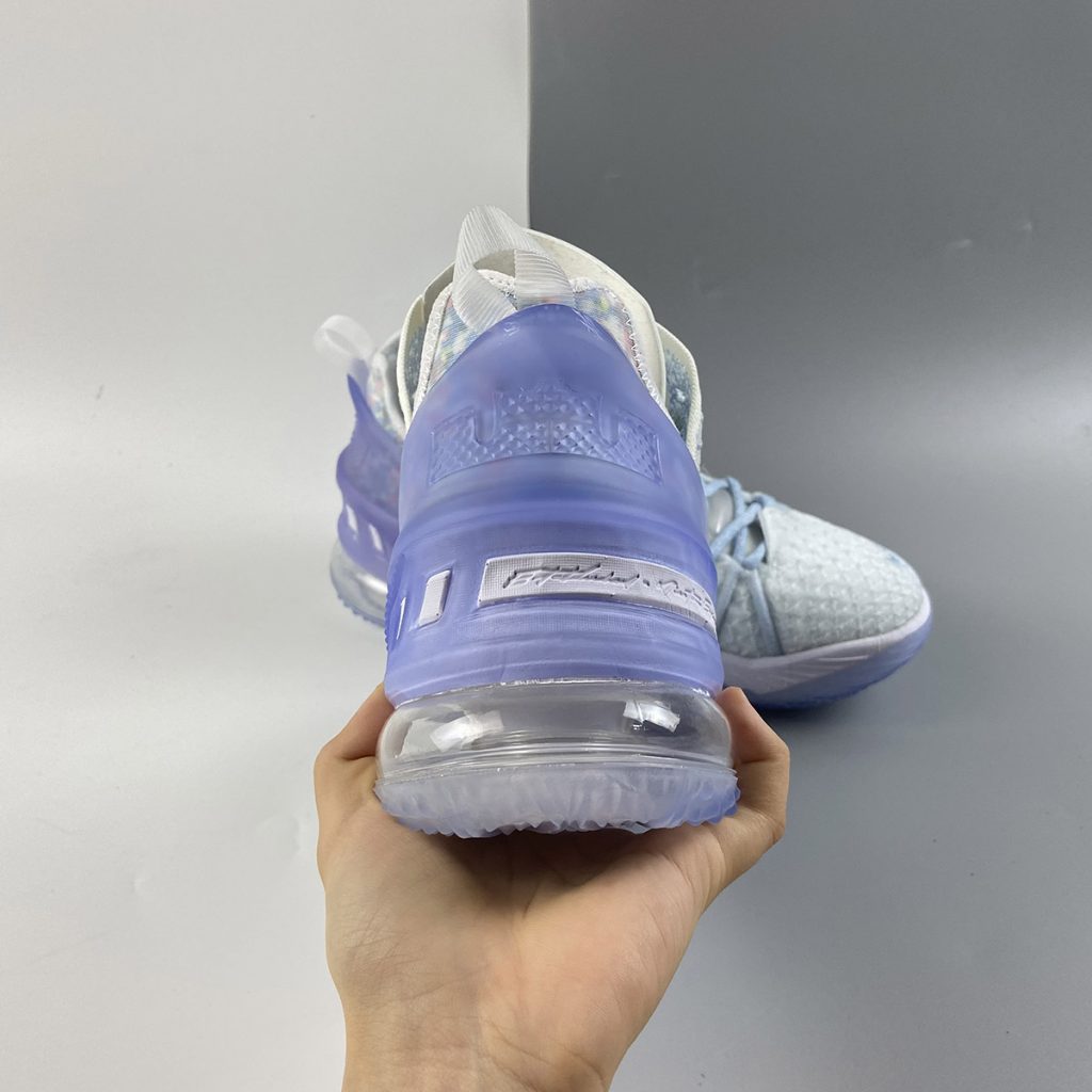 nike lebron 18 blue tint