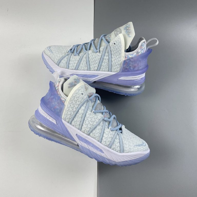 nike lebron 18 blue tint