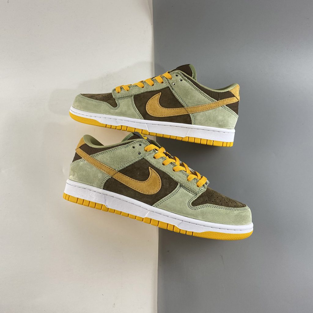 Nike Dunk Low Dusty Olive/Pro Gold DH5360-300 For Sale – The Sole Line