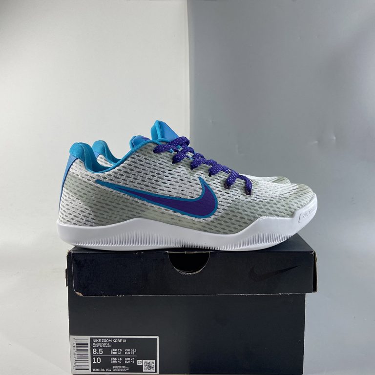 Nike Kobe 11 “Draft Day” White/Blue Lagoon-Court Purple For Sale – The ...