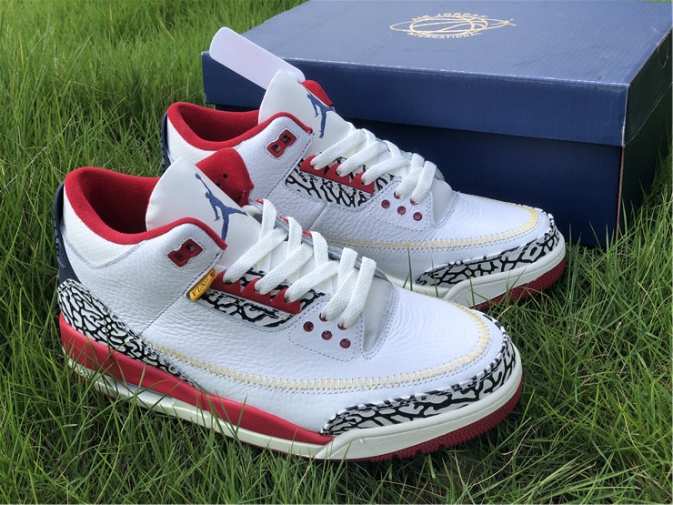 air jordan 3 retro cardinal red on feet