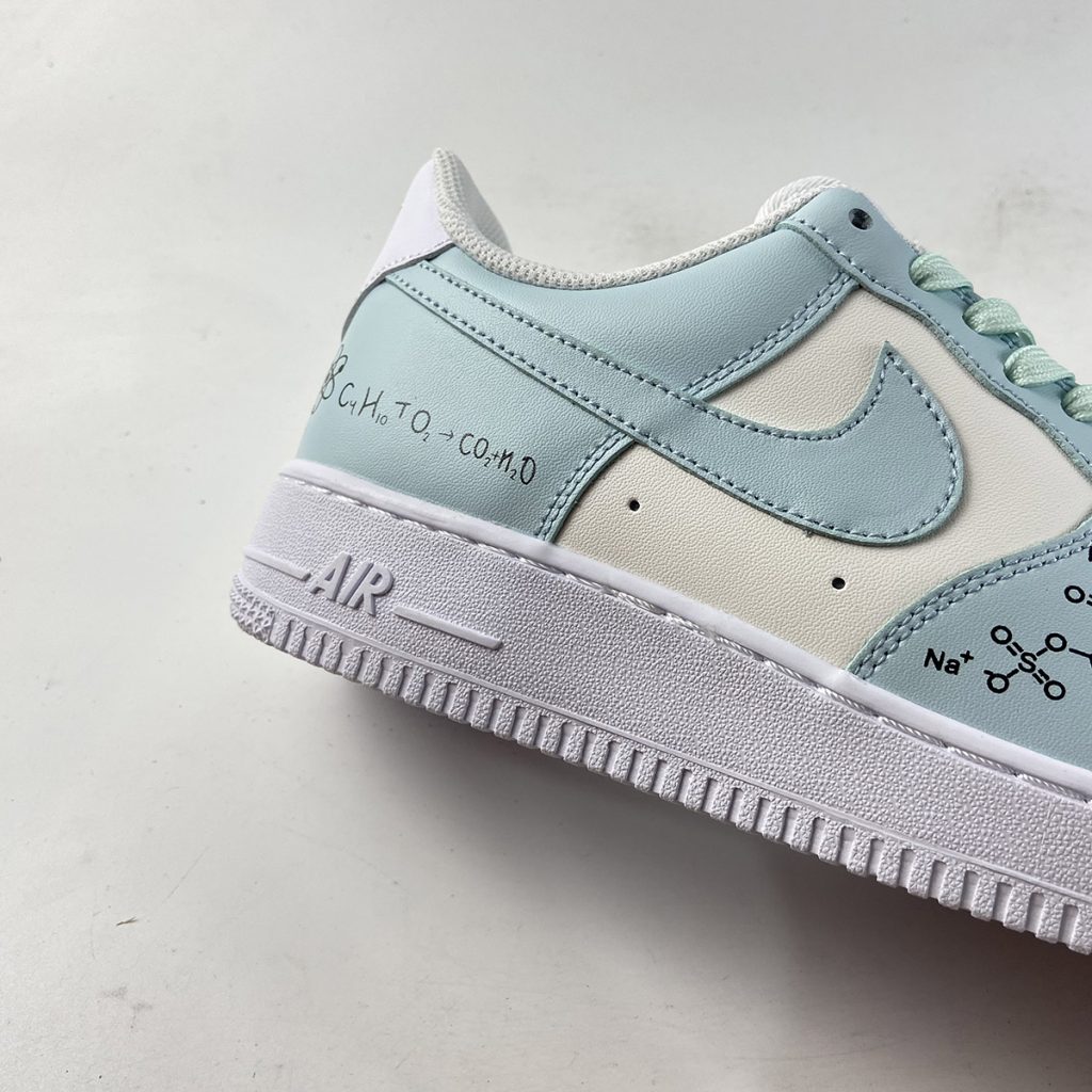 blue and white custom af1