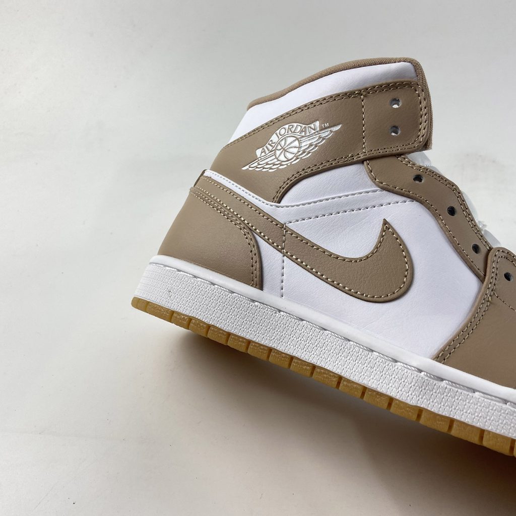 Air Jordan 1 Mid “tan Gum” Hempgum Yellowwhite For Sale The Sole Line 1285