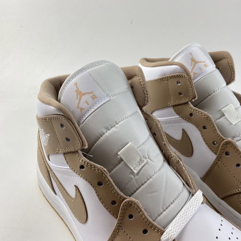 Air Jordan 1 Mid “Tan Gum” Hemp/Gum Yellow/White For Sale – The Sole Line