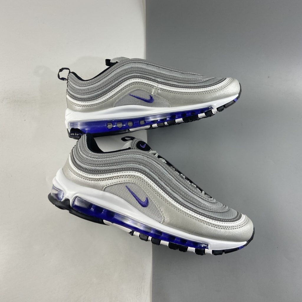 Nike Air Max 97 “Purple Bullet” Metallic Silver/Black/White/Persian ...