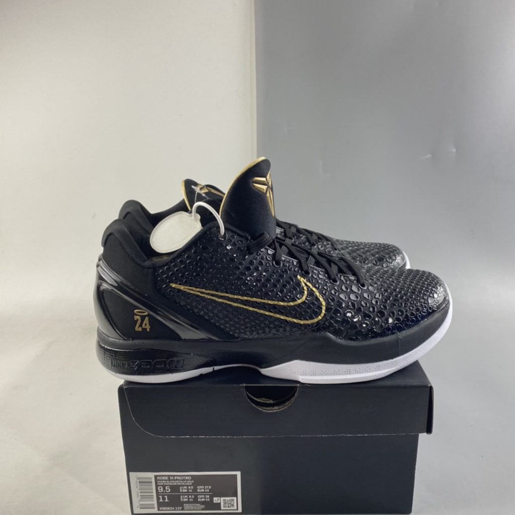 Nike Kobe 6 Protro Black Metallic Gold For Sale – The Sole Line