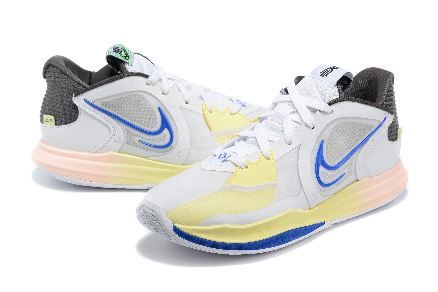 Nike Kyrie Low 5 White/Game Royal-Medium Ash-Citron Tint For Sale – The ...