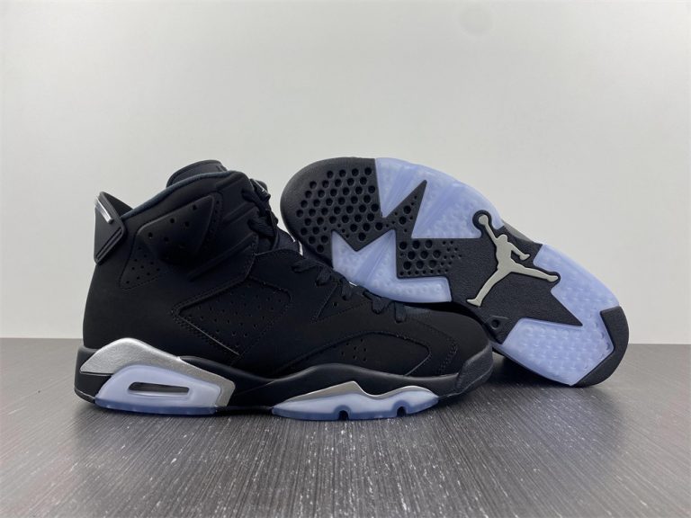 Air Jordan 6 “Chrome” Black/Metallic Silver For Sale – The Sole Line