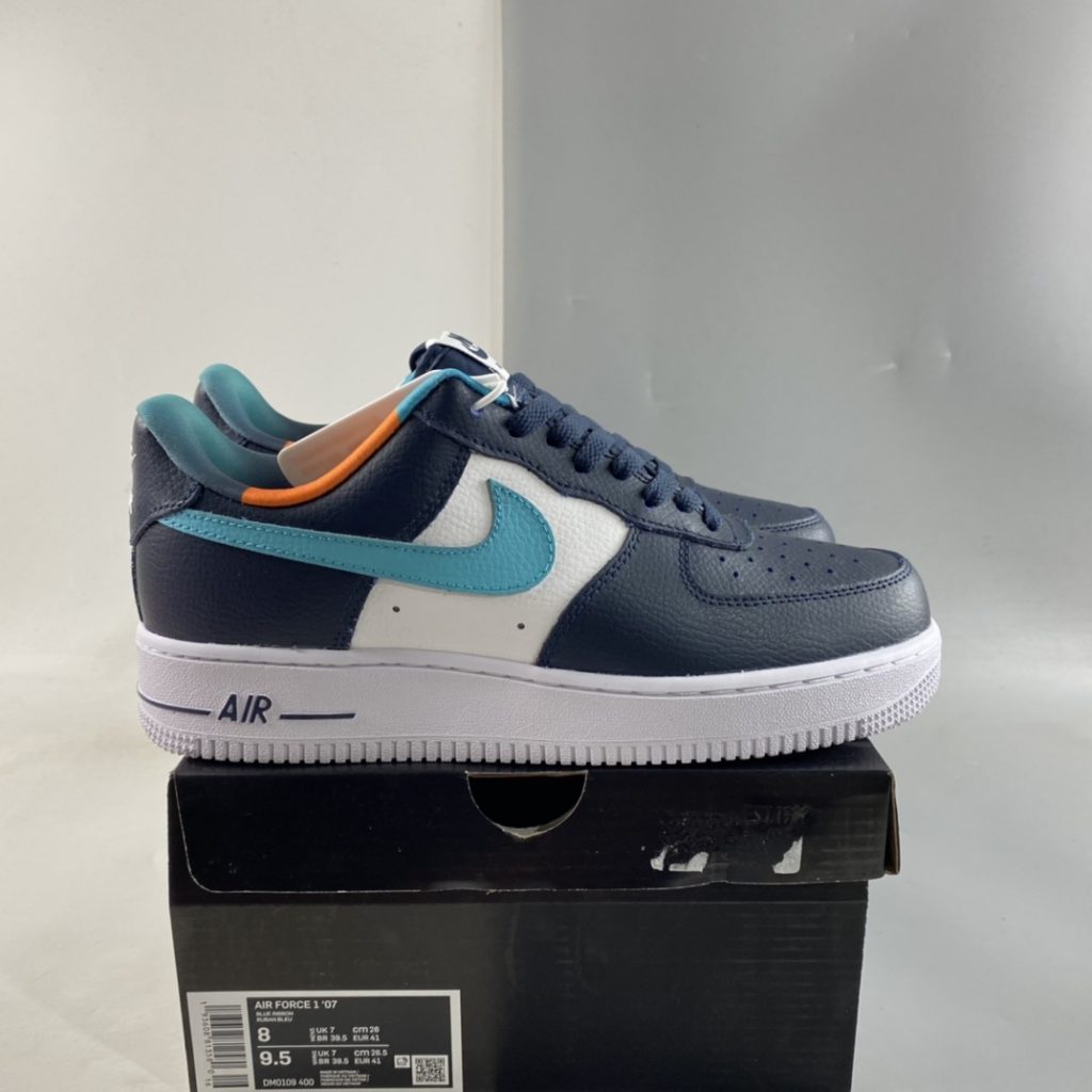 Nike Air Force 1 Low EMB Thunder Blue/Washed Teal For Sale – The Sole Line