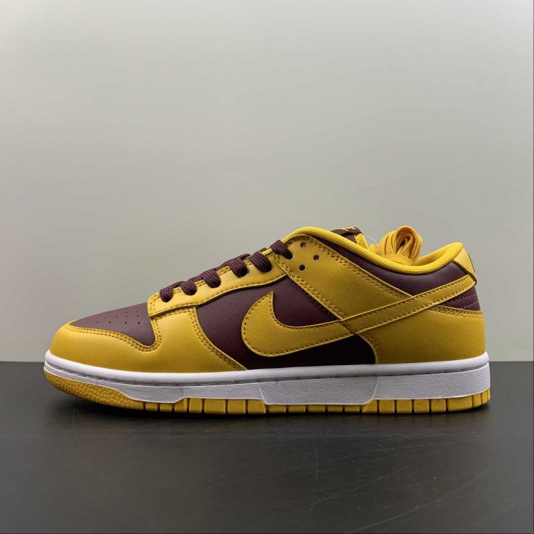 Nike Dunk Low “Arizona State” Burgundy/Yellow For Sale – The Sole Line