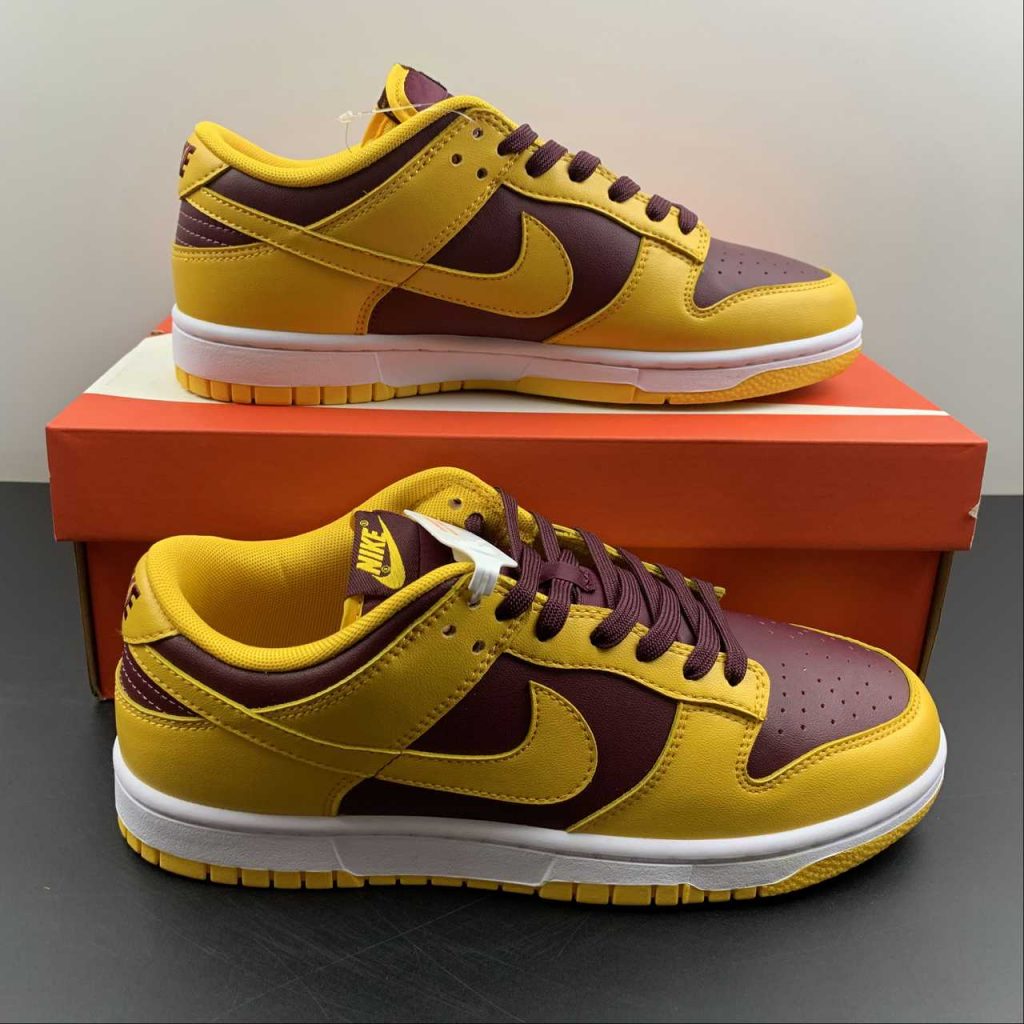 Nike Dunk Low “Arizona State” Burgundy/Yellow For Sale – The Sole Line