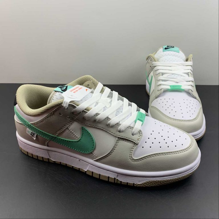 Nike Dunk Low White/Tan-Mint DX6063-131 For Sale – The Sole Line