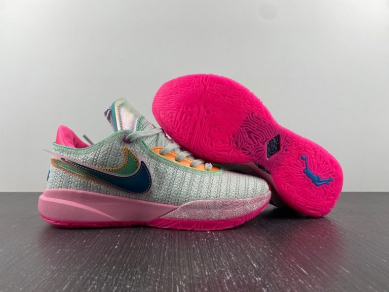Nike LeBron 20 ‘Time Machine’ Barely Green/Multi-Color-Medium Soft Pink ...