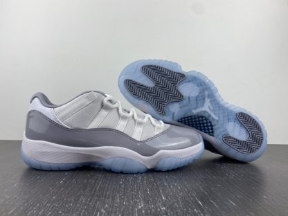 Air Jordan 11 Low “Elephant” White/University Blue-Cement Grey For Sale ...