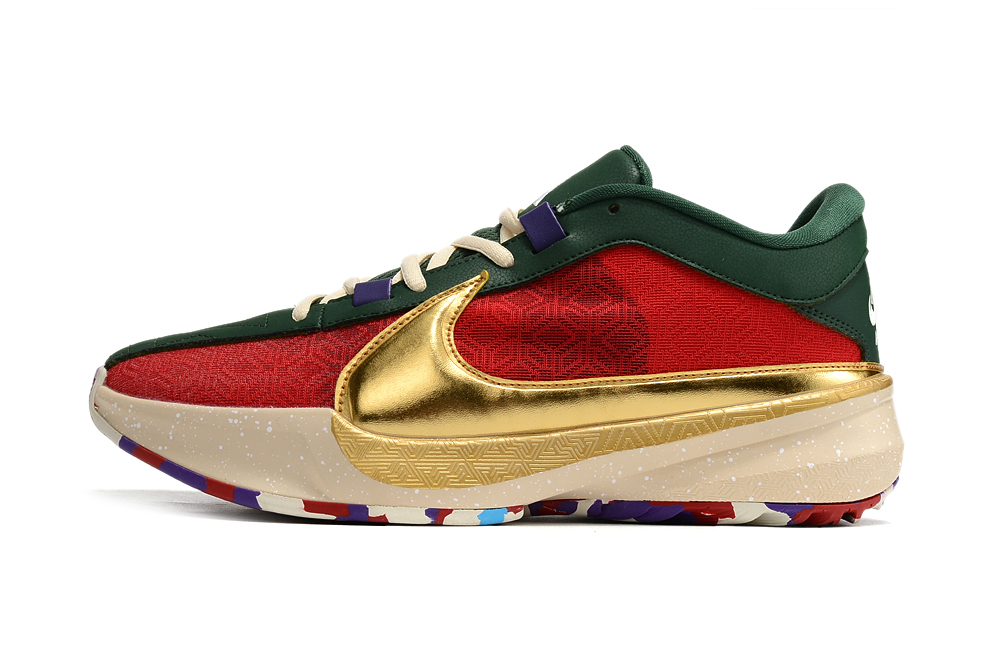 Nike Zoom Freak 5 “Buck” Gym Red/Metallic Gold-Fir-White For Sale – The ...