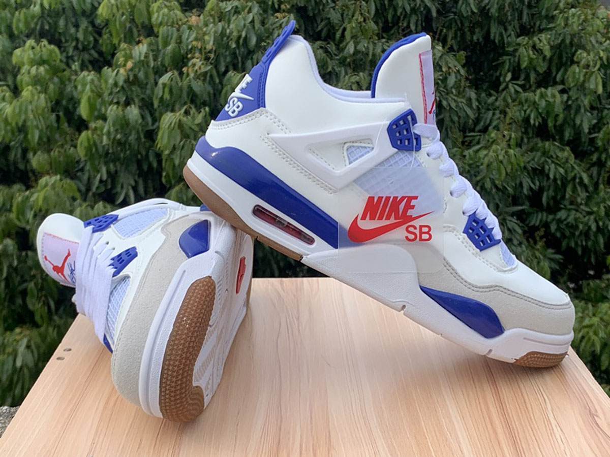 Nike SB x Air Jordan 4 “Sapphire Blue” The Sole Line