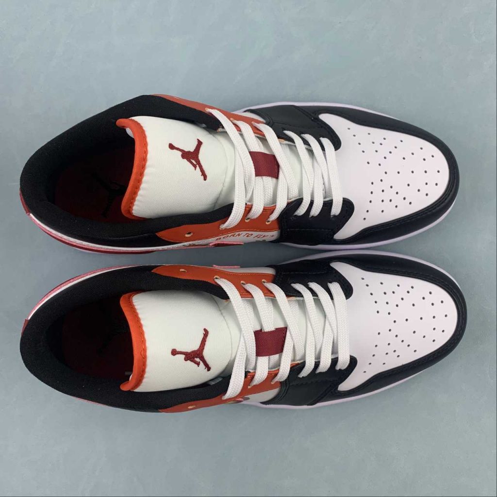 Air Jordan 1 Low “flaming Swoosh” Whiteblack Red Orange Flame For Sale The Sole Line 4391