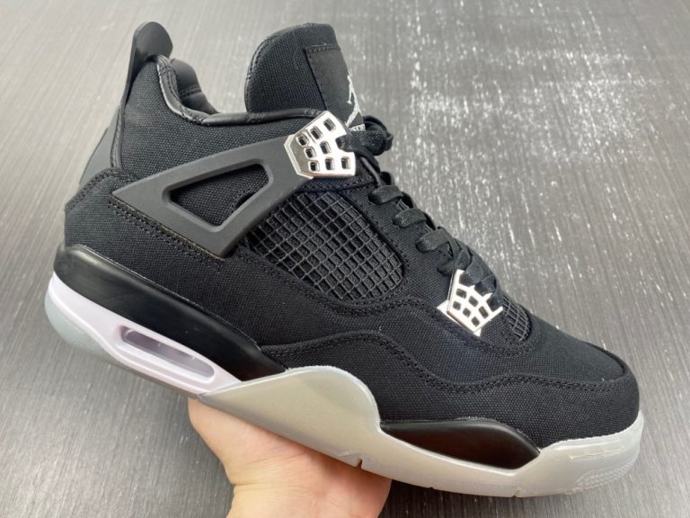 Eminem X Carhartt X Air Jordan 4 Black White Chrome For Sale – The Sole 