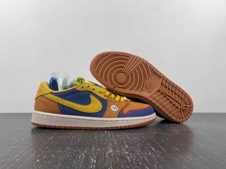 Goku-Inspired x Air Jordan 1 Low Multi-Color For Sale – The Sole Line