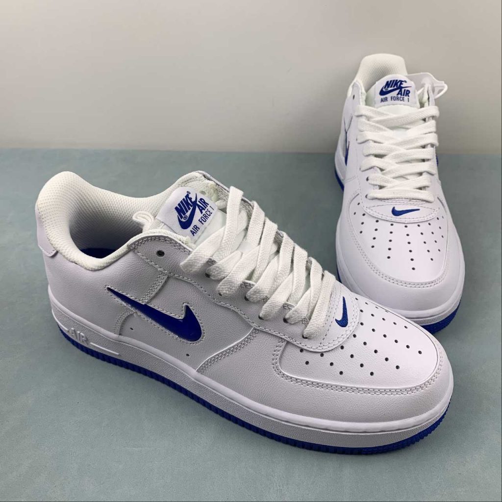 Nike Air Force 1 Low “Color of the Month” White Royal Jewel FN5924-102 ...